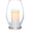 Carson Home Accents 250828 7 x 4.375 in. Flameless Flicker Blessed with Timer Hurricane Candle